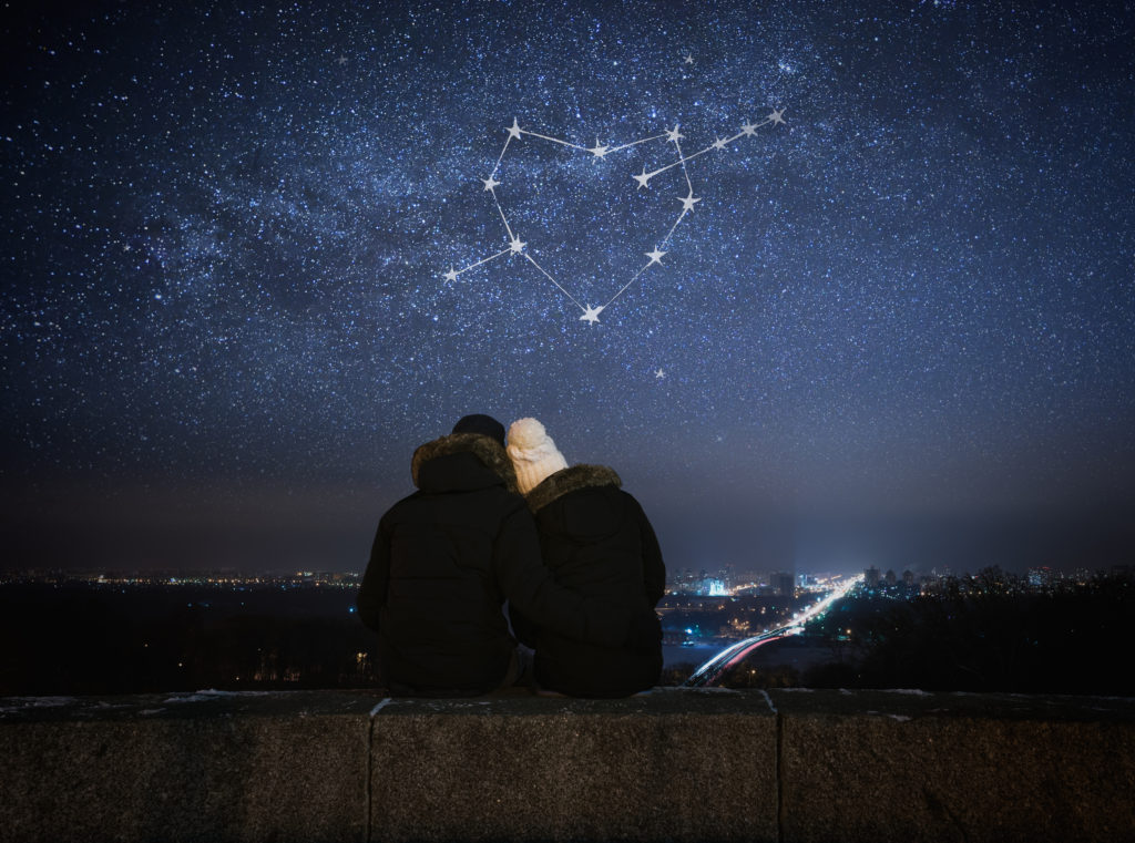 constellation romantic photo